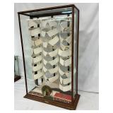 Early Oak Store Collars Display 19 x 31x 7