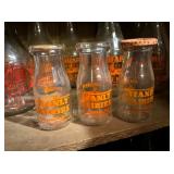STANLY DAIRIES MILK BOTTLES
