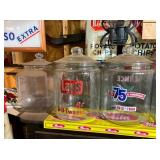 VARIOUS COUNTRY STORE JARS