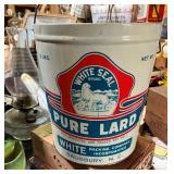 PURE LARD TIN