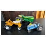 VARIOUS TOY TRACTORS