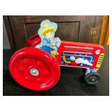 TOY TRACTOR W/ FARMER