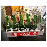 COKE CARRIER, VARIOUS BOTTLES