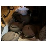 NUMEROUS CAST IRON ITEMS