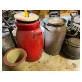 POTTERY CHURNS