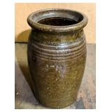 MARKED J-M POTTERY JAR