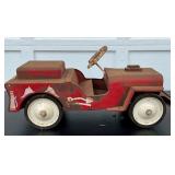 25.5 X 13 EARLY PEDAL FIRE TRUCK