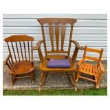 VARIOUS ROCKING CHAIRS