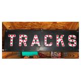 27X8 RR TRACKS SIGN W/ CAT EYES