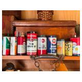 NUMERIOUS OIL CANS AND OILERS