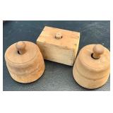 WOODEN BUTTER MOLDS