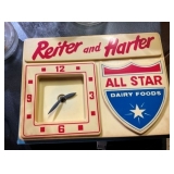 ALL STAR CLOCK 14X11