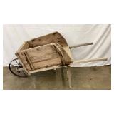 Early Wooden Wheelbarrow