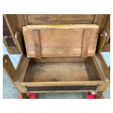 Inside view storage compartment