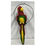 Resin Parrot Sculpture