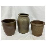 EARLY SALT GLAZE POTTERY