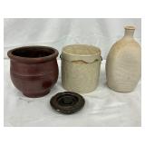 Speckled Stoneware Jar