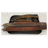 Early Leather Barber Shop Strops