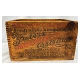 Peters Wooden Ammo Box