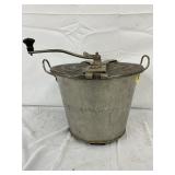 Universal Bread Maker, 14-Inch, Tin Construction with Hand Crank