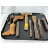 Vintage Cobbler Tools and Wooden Shoe Lasts