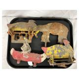 Cast Iron Game Shooter Targets, 9 1/2 x 7 Inches