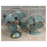 Vintage General Electric Metal Table Fans