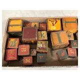 Wooden Alphabet and Picture Blocks