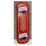 Pepsi-Cola Metal Thermometer, 8×27 Inches