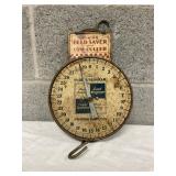 Purina Feed Saver and Cow Culler Metal Hanging Scale, 8×12