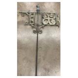 44” Wide Early Wrought Iron Weathervane 
