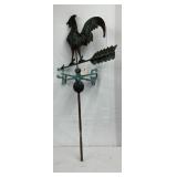 Copper Rooster Weathervane, 22″ Wide