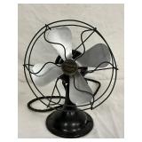Western Electric Four-Blade Desk Fan with Wire Cage Western Electric Four-Blade Desk Fan with Wire Cage