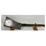 James D. Follett No. 13 Butcher Cleaver With Wrapped Handle, Buffalo, NY James D. Follett No. 13 Butcher Cleaver With Wrapped Handle, Buffalo, NY