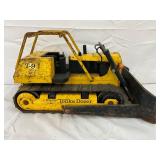 Vintage Tonka Mighty Dozer T-9 Pressed Steel Bulldozer