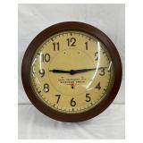 20-Inch Western Union Naval Observatory Time Wall Clock by Self Winding Clock Co., New York