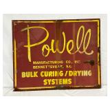 Single-Sided Metal Powell Sign, 30in x 24in, Advertising Bulk Curing/Drying Systems