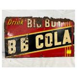 Big Boy BB Cola Metal Single-Sided Advertising Sign, 19×11 Inches