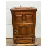 Iceland Oak Ice Box with Brass Hardware
