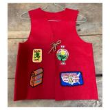  Vest with Boy Scouts and Activity Patches