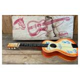 Junior Pony Toy Guitar by Mastro Industries with Original Box