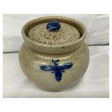 Ben Owens Master Potter Stoneware Sugar Jar with Lid