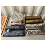 chrome valve covers, painted valve covers, a Holley air cleaner assembly