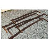 Crosscut Saws with Wooden Handles 