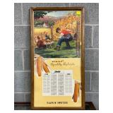 Early 1949 DeKalb Quality Hybrids Calendar, 18×34 Inches