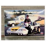 Saleen Mustang Promotional Poster, Cardboard Mounted, 38in x 25in