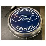 Ford Authorized Service Illuminated Wall Sign
