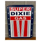 Super Dixie Gas SSP Porcelain Advertising Sign