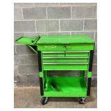 Blue-Point Rolling Tool Cart with Drawers and Lift-Top Storage