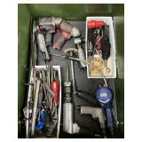 Assorted Pneumatic Tools, Hand Tools, and Accessories